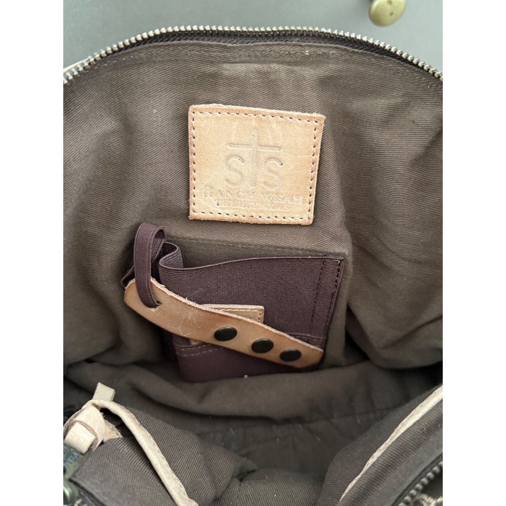 STS Ranchwear Stella Sansa Satchel Genuine Leather Snakeskin Western Bag - Picture 6 of 13